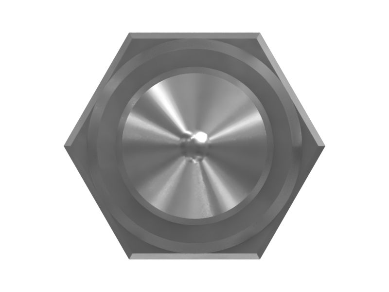 Стальной палец защелки с заостренной головкой длиной 180,00 мм