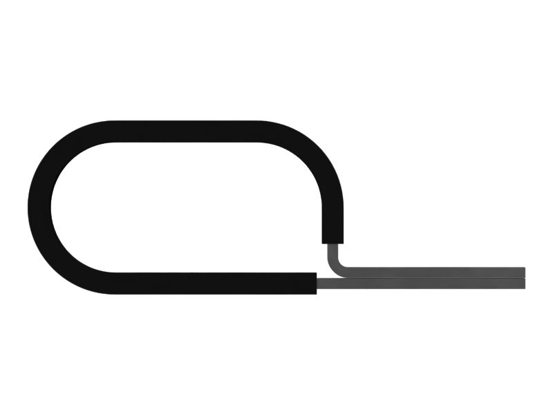 Зажим с двойной трубчатой петлей внутреннего диаметра 19,02 мм