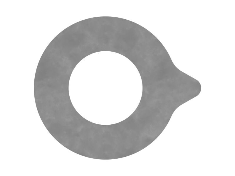 Регулировочная прокладка пальца стрелы из углеродистой стали толщиной 0,5 мм