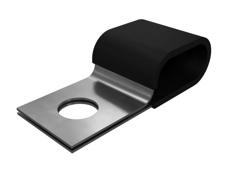 Петлевой хомут с внутренним диаметром 15,75 мм для двух труб