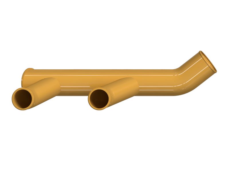 Стальная трубка для транспортировки жидкости длиной 127 мм