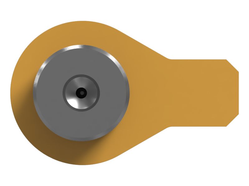 Палец рычажного механизма с наружным диаметром 75,11 мм