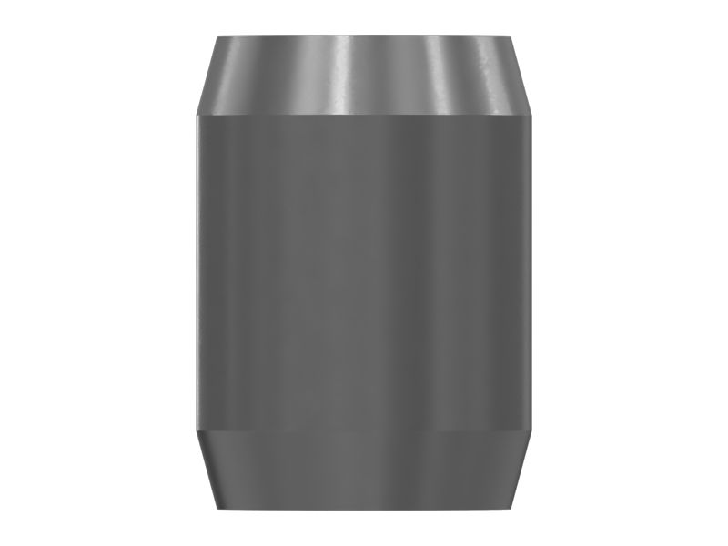 Плоский полый штифт наружного диаметра 12,54 мм