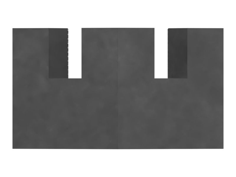 Шестигранная гайка с резьбой 1-3/4-5