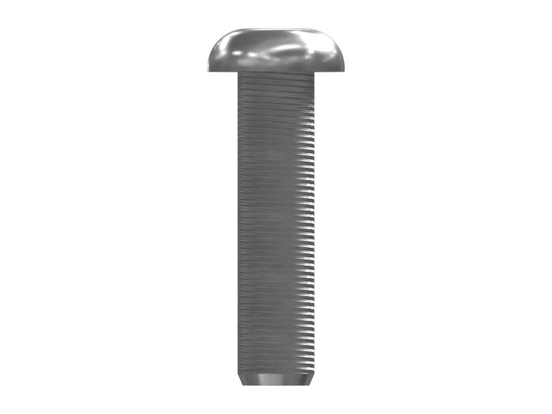 Винт с полукруглой головкой