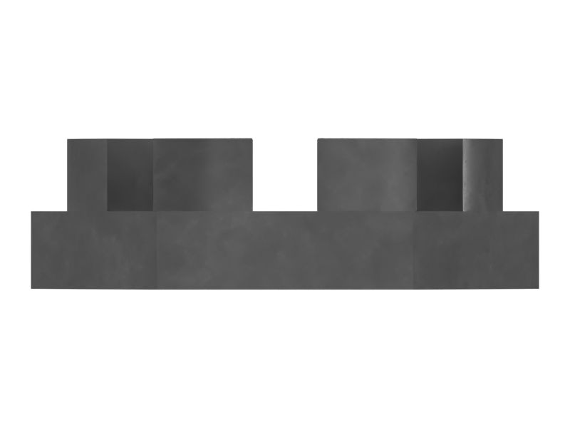 Стопорная корончатая шестигранная гайка с резьбой 2-3/4-12