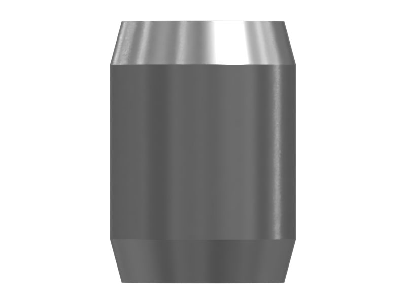 Плоский полый штифт наружного диаметра 12,54 мм