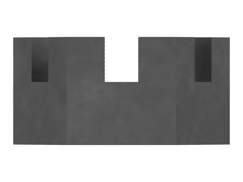 Шестигранная гайка с резьбой 1-3/4-5