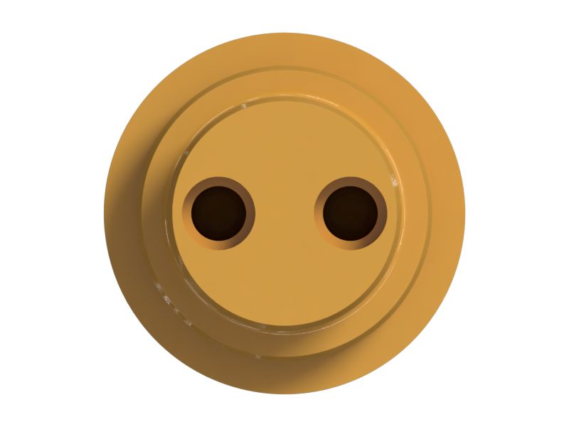 Нижний штифт сцепного устройства с наружным диаметром 98,4 мм