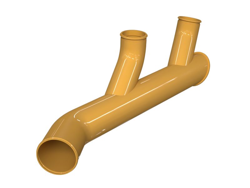 438-8840: Стальная трубка для транспортировки жидкости длиной 127 мм