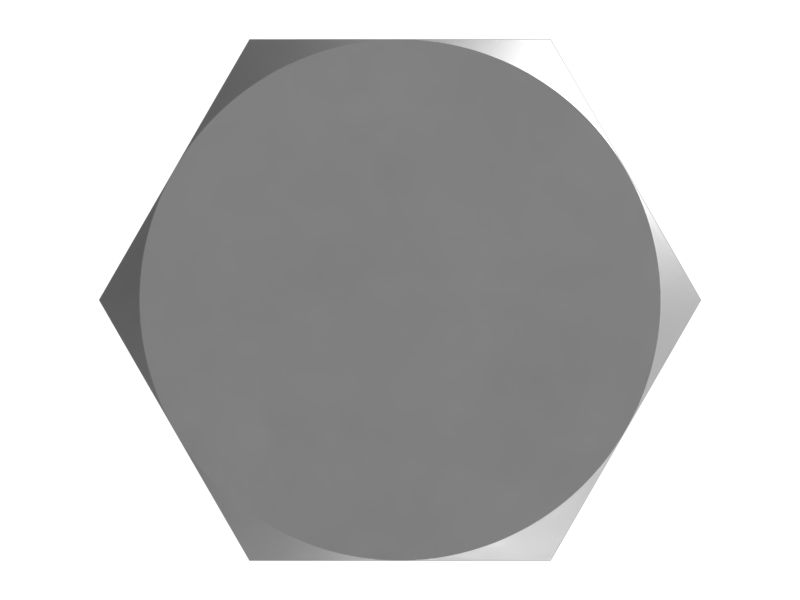 Болт с шестигранной головкой с резьбой M20X2,5