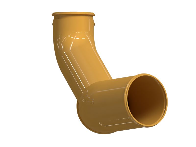 Стальная трубка для транспортировки жидкости длиной 127 мм