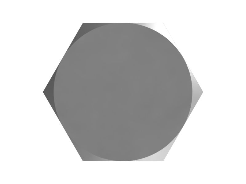 Болт с шестигранной головкой с резьбой M30X3,5