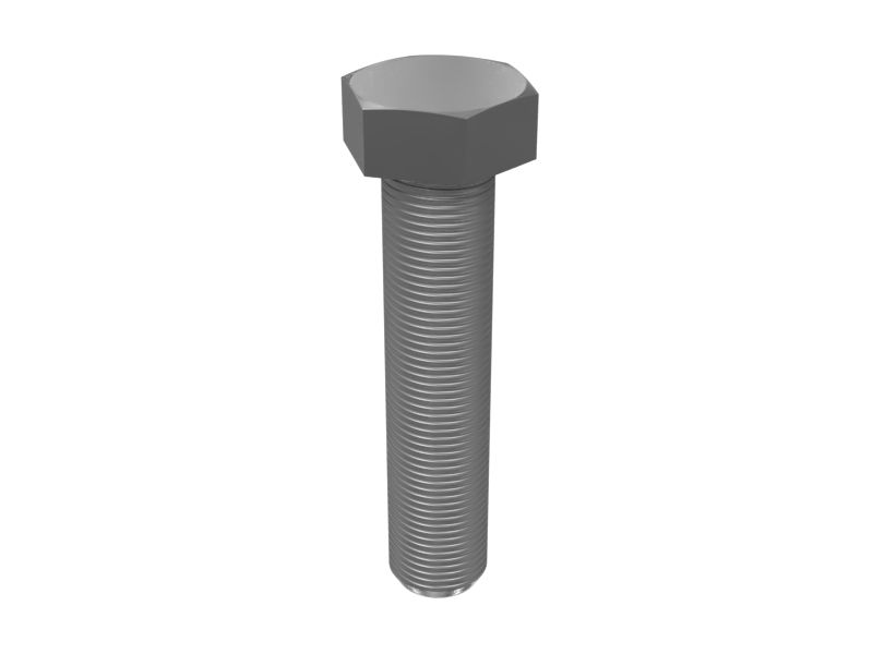 Болт с шестигранной головкой с резьбой M24X3