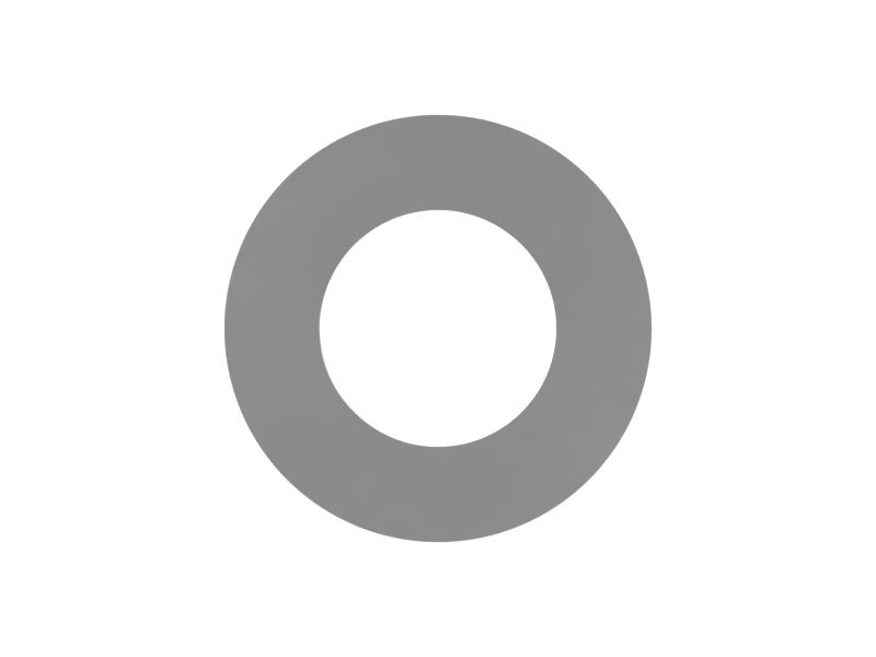 Плоская твердая шайба толщиной 3,5 мм