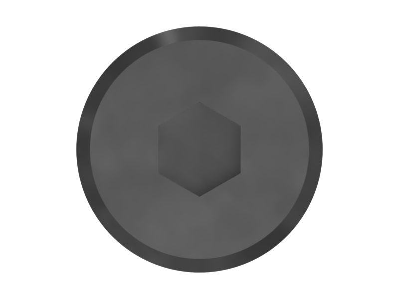 Заплечный болт с шестигранной головкой M10-1,5 x 28 мм