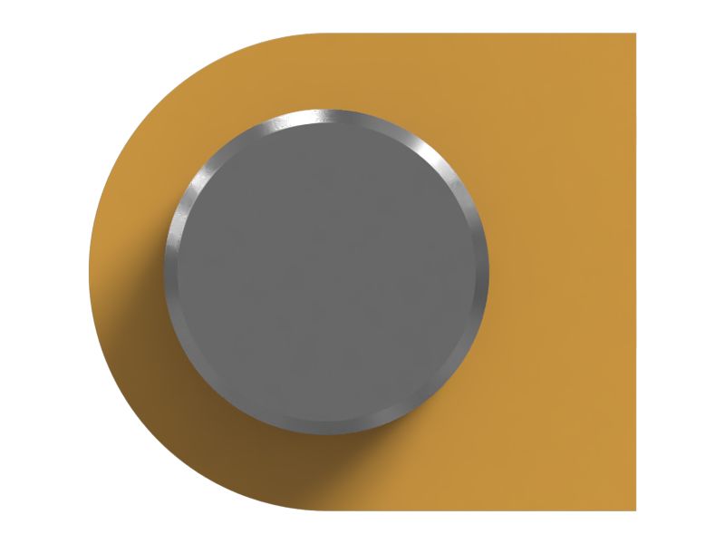 Палец рычажного механизма, наружный диаметр 63,43 мм