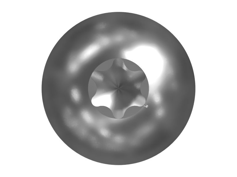 Винт с ферменной головкой M6x1