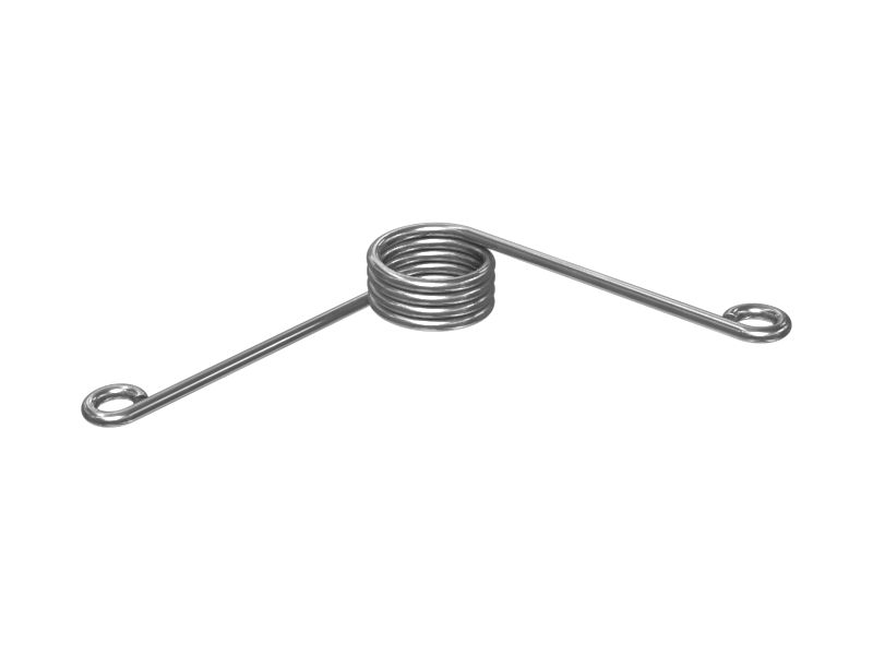 Пружина кручения (длина в свободном состоянии 17,30 мм)