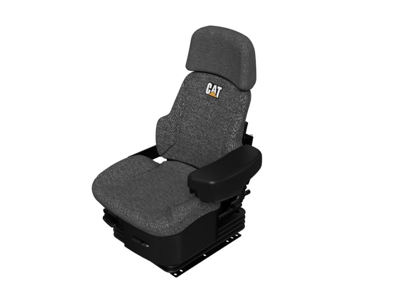 Подрессоренное сиденье с тканевой обивкой