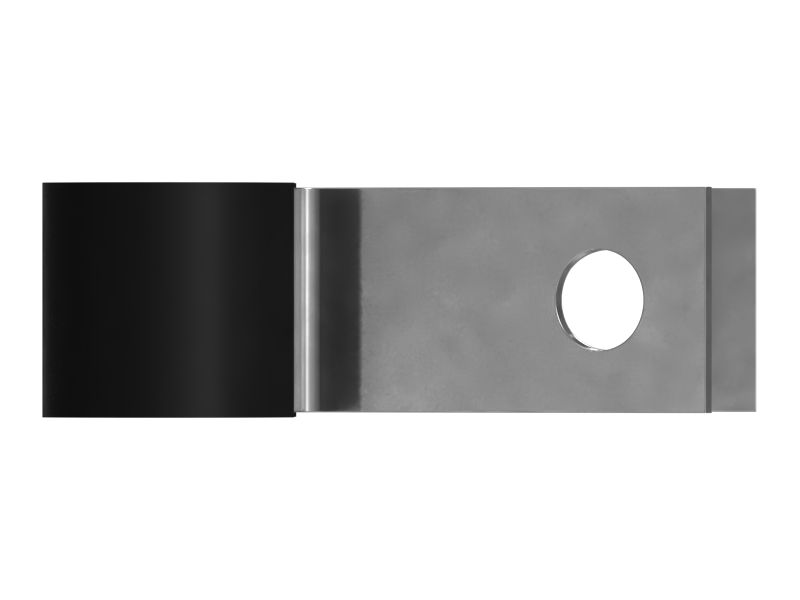 Р-образный зажим для одного шланга