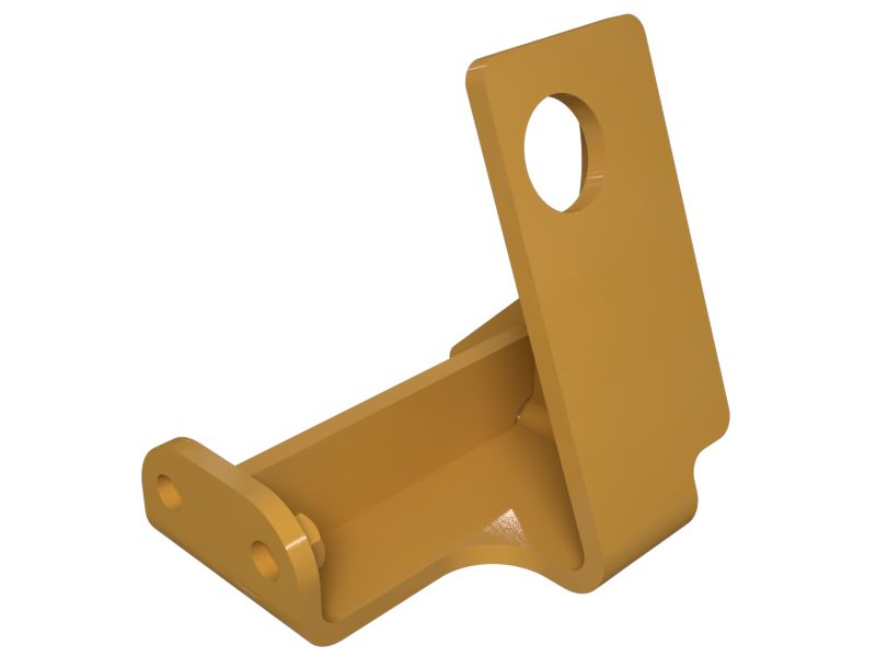 533-7048: Bracket Baja dengan Mur Las