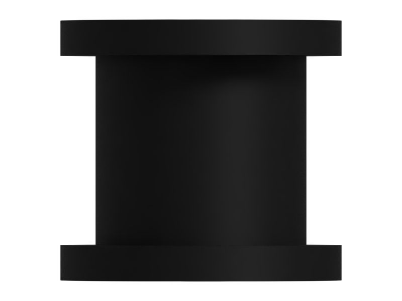 Симметричная втулка с двумя фланцами и внутренним диаметром 23 мм