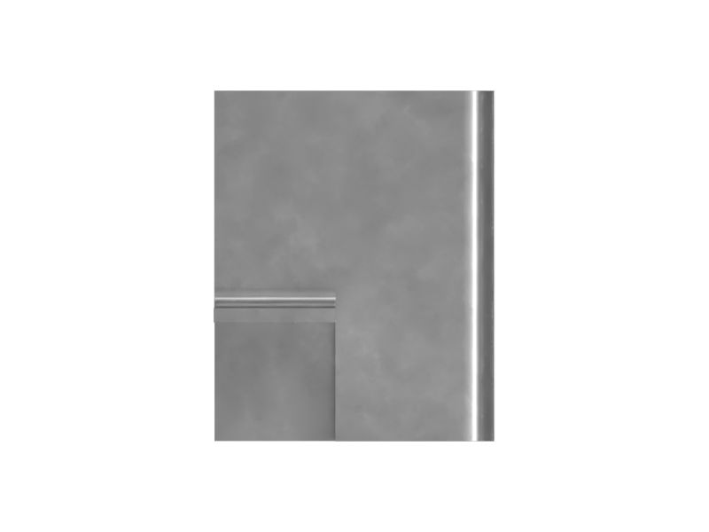 Держатель ребра для отражателя, ширина 50 мм