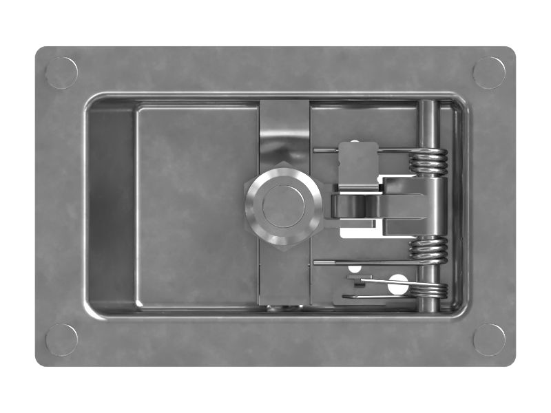Защелка капота для шумоподавляющего оборудования