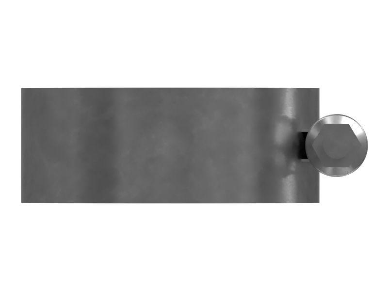 Изогнутый болтовой зажим диаметром от 89,9 мм до 94,2 мм