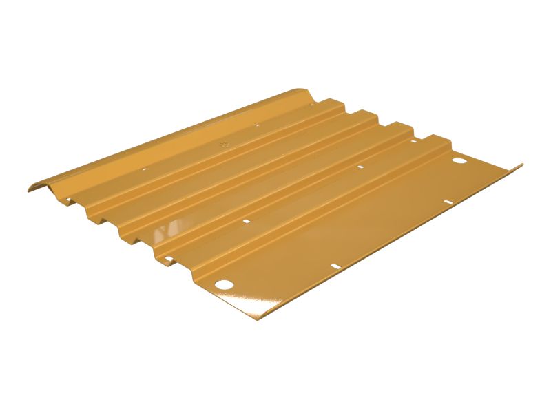 Нижняя стальная решетка радиатора