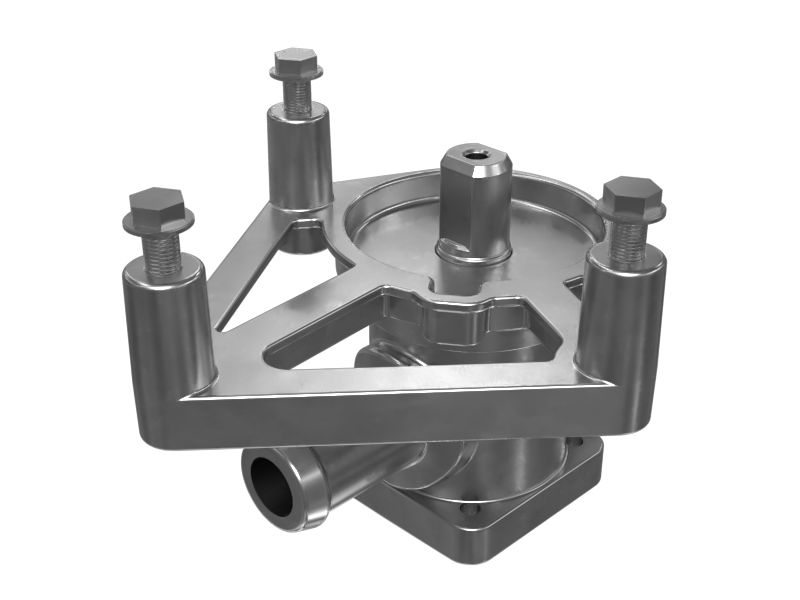 Блок клапанов с приводом