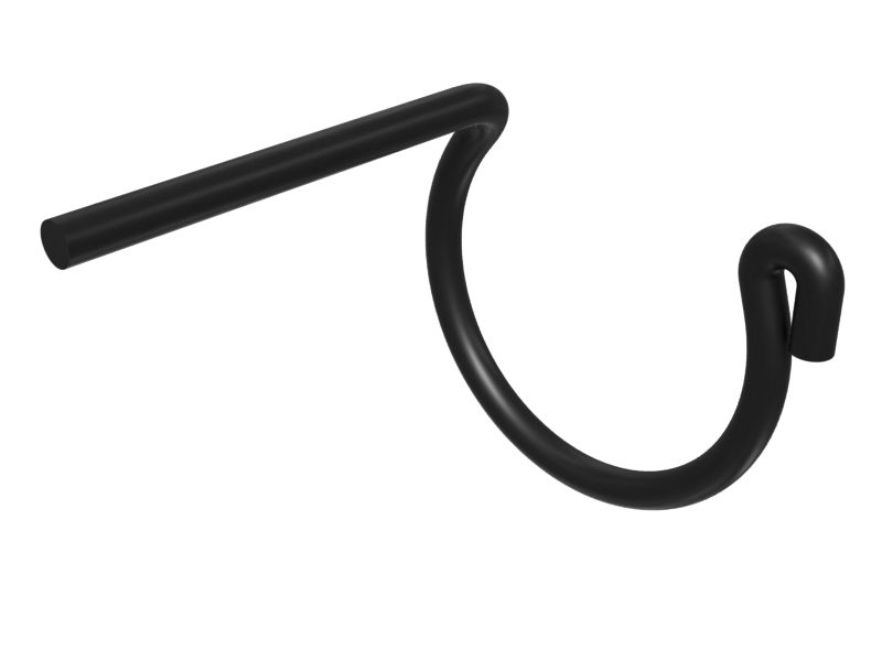 218-0728: Зажим газовой стойки диаметром 1 мм