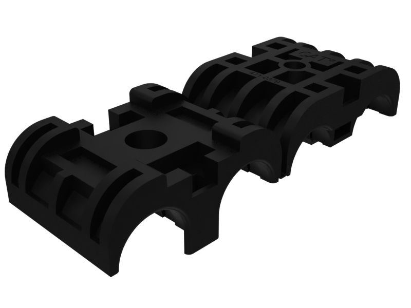 Двойной хомут для шланга диаметром 26,2 мм