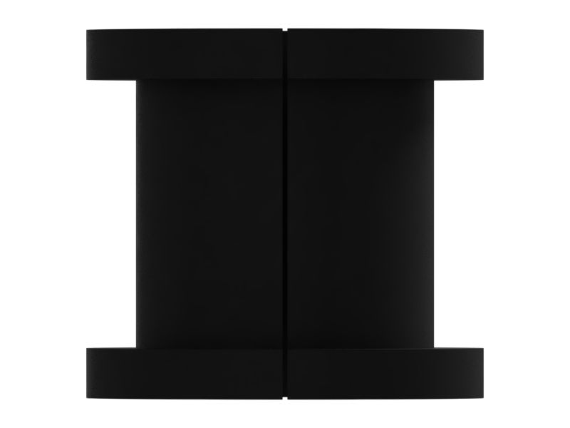 Симметричная втулка с двумя фланцами и внутренним диаметром 23 мм