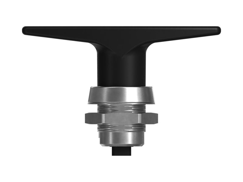 Стальная поворотная дверная ручка с замком с защелкой