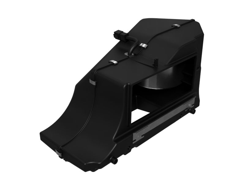 Приточный воздуховод нагнетательного вентилятора кабины