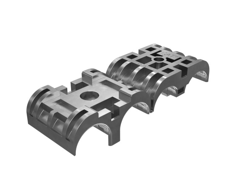 Двойной трубчатый зажим с минимальным внутренним диаметром 30,00 мм