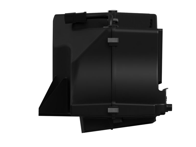 Приточный воздуховод нагнетательного вентилятора кабины