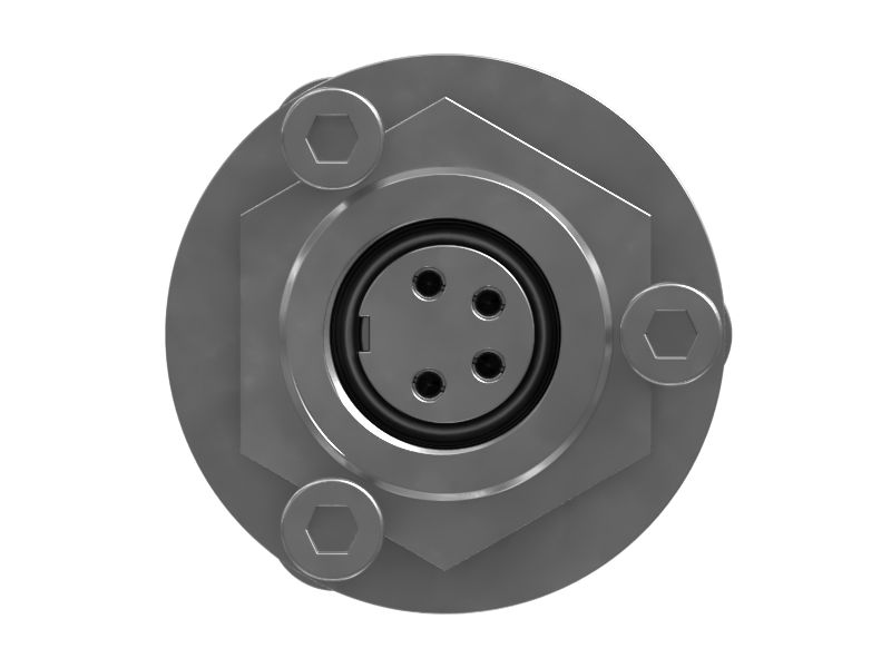 Проходной электрический видеоразъем