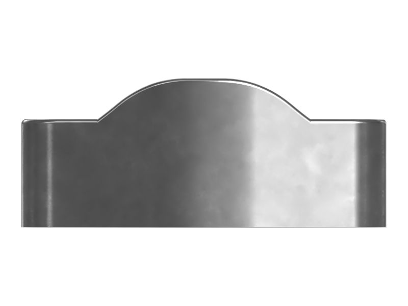 Разрезной фланец с креплением на два болта, толщина 23,9 мм