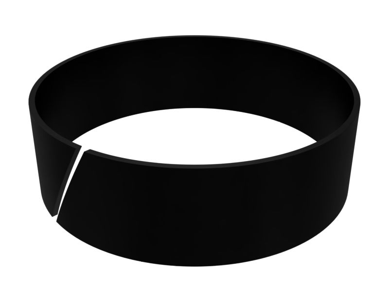 Износное кольцо направляющей штока поршня, диаметр отверстия 80 мм