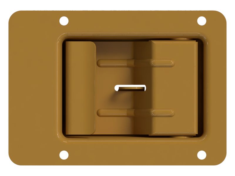 Защелка дверной ручки с затвором