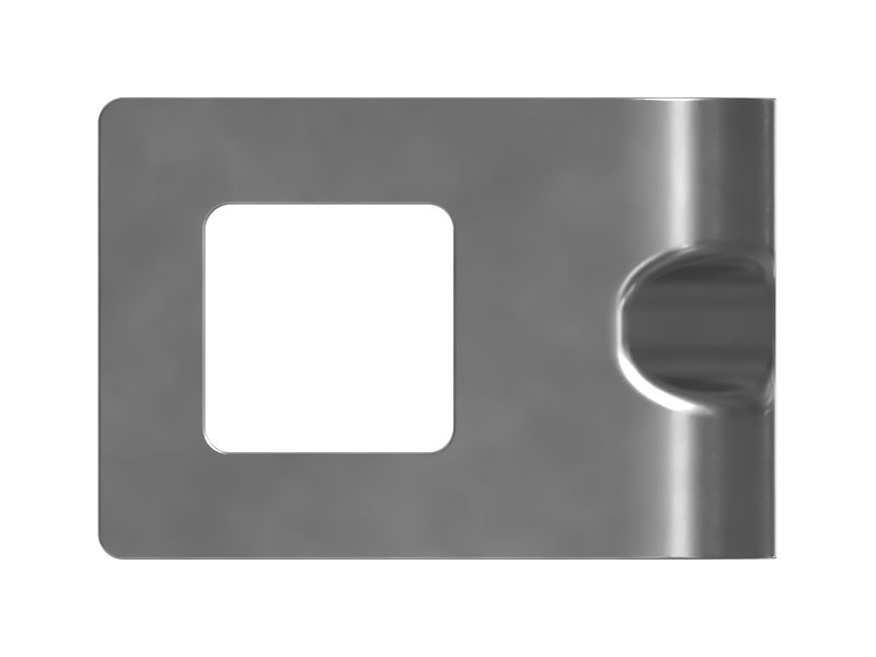 Опорная пластина крышки крыла толщиной 3 мм