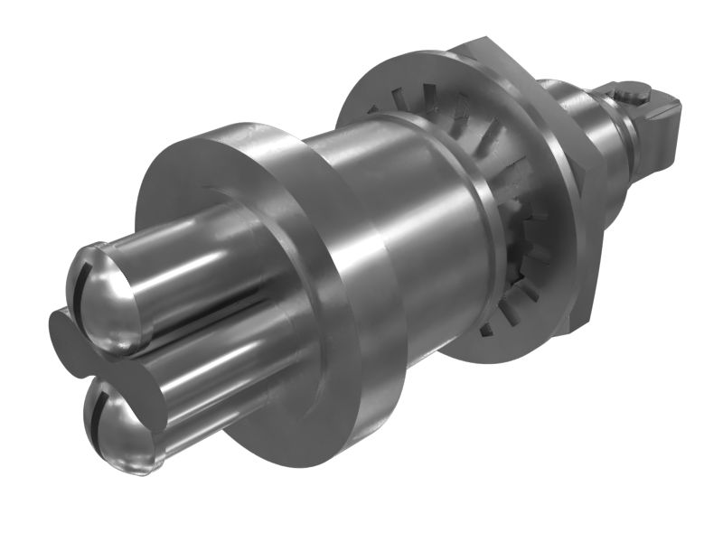 Выталкивающий и позиционерный роликовый переключатель