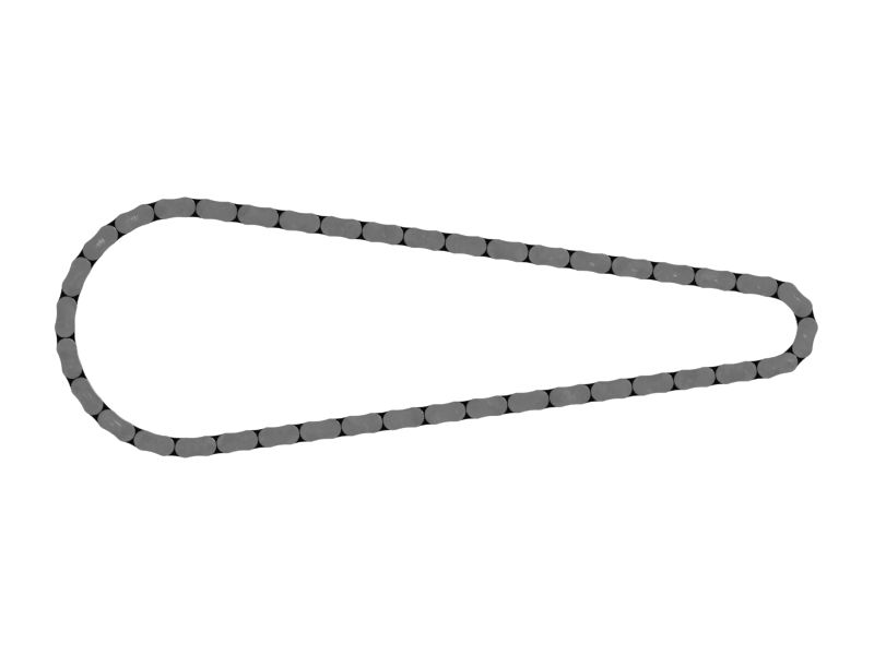 Задняя цепная передача в сборе