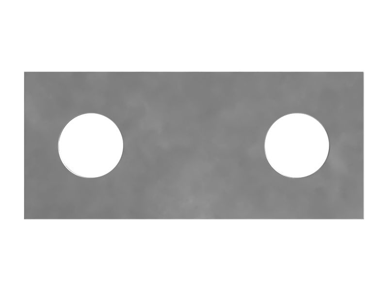 Пластина сброса давления натяжителя гусениц толщиной 9,53 мм