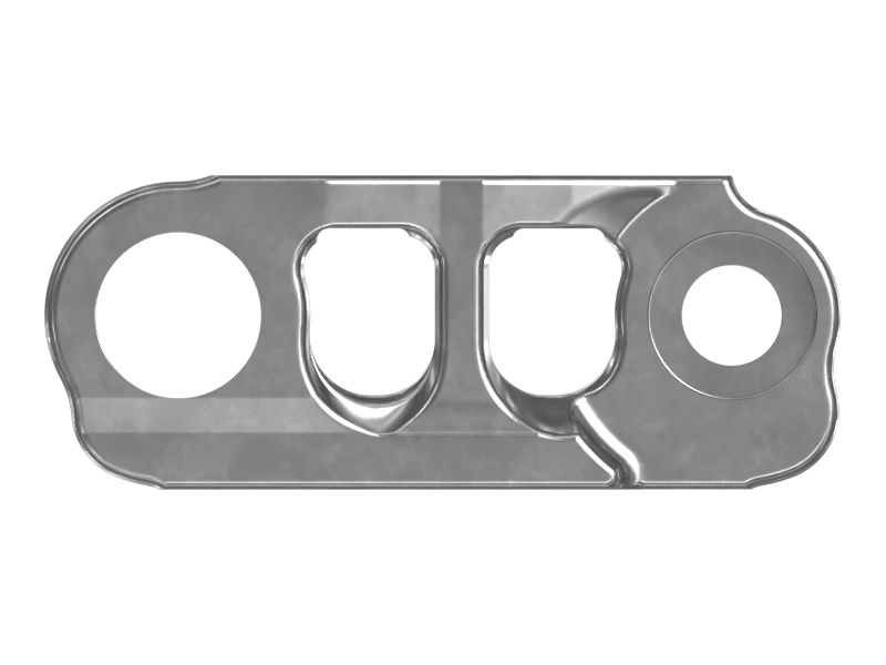 Звено гусеницы в ходовой части, смазанное консистентной смазкой