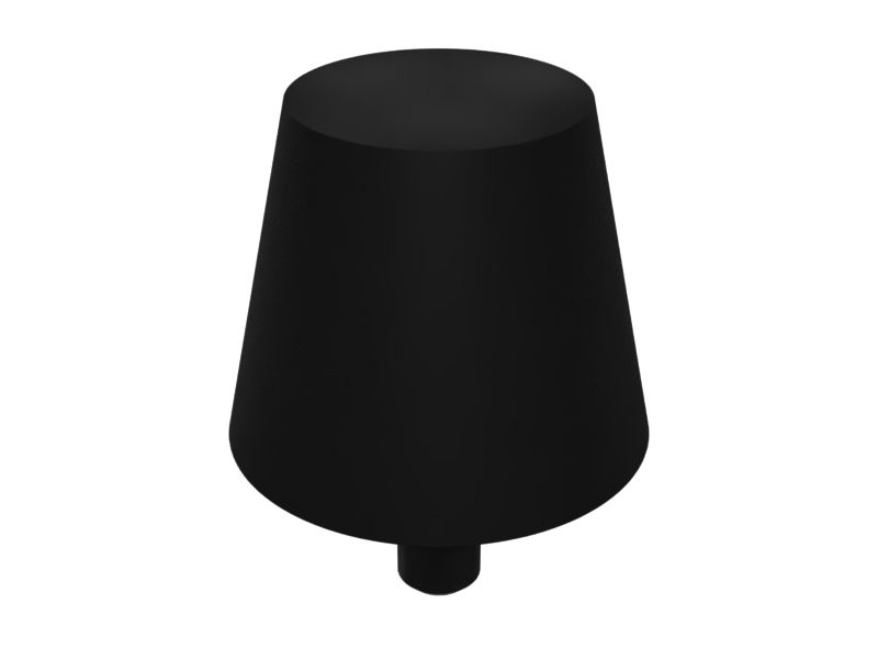 Бампер с максимальным диаметром основания 38 мм