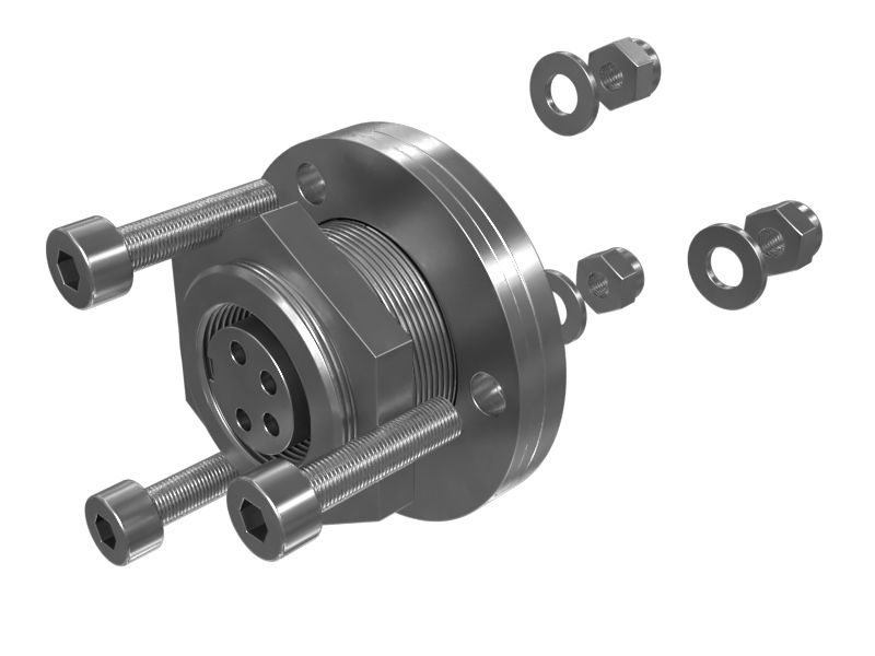 Проходной электрический видеоразъем
